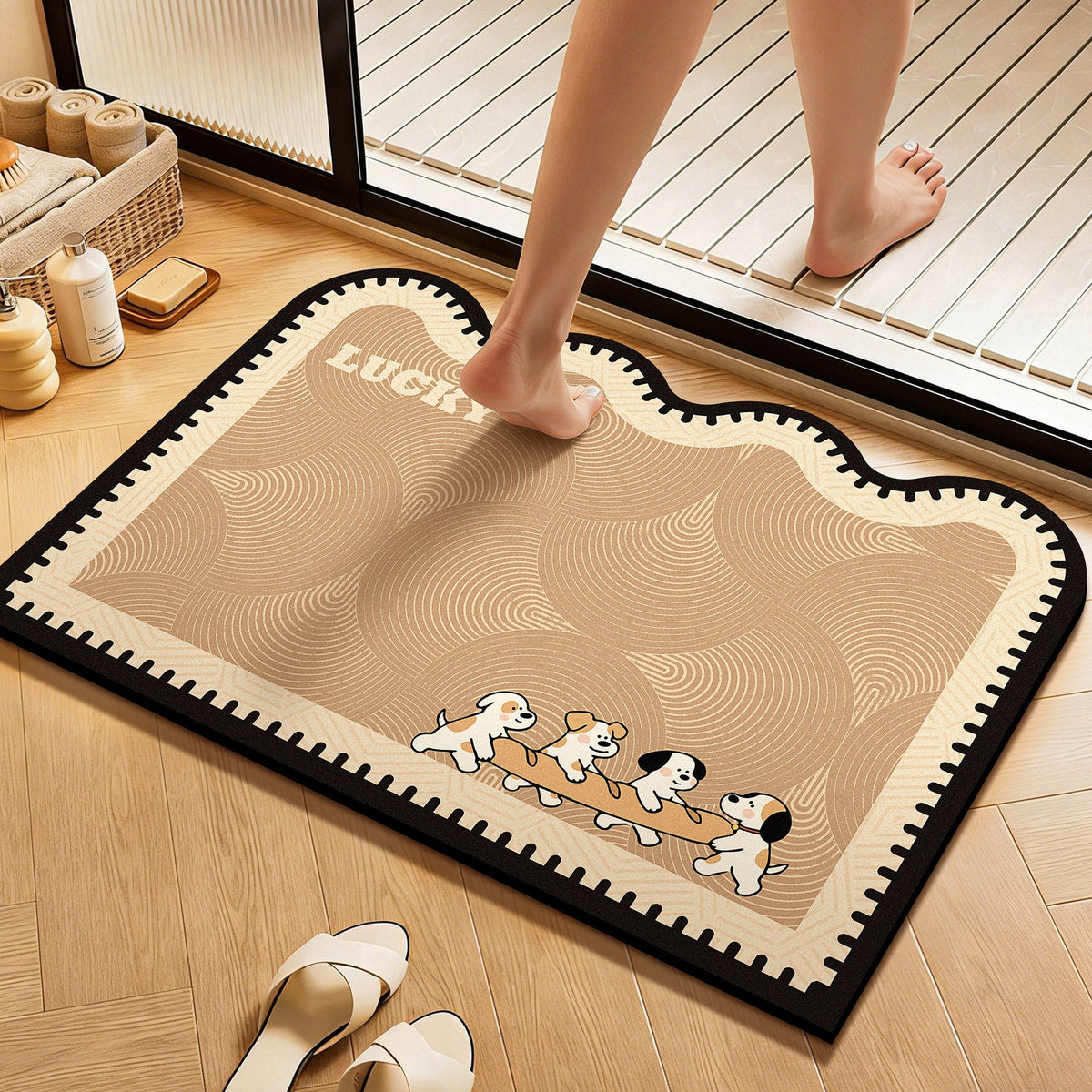 Cartoon Animal Non-Slip Bath Mat | Kelmera