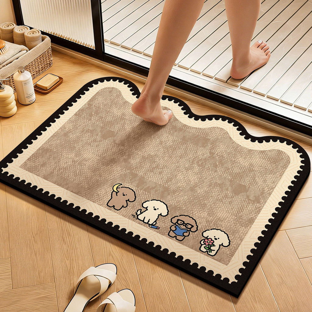 Cartoon Animal Non-Slip Bath Mat | Kelmera