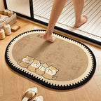 Cartoon Animal Non-Slip Bath Mat | Kelmera