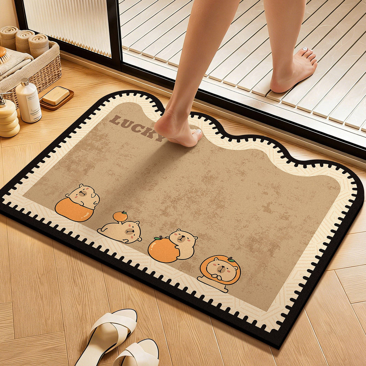 Cartoon Animal Non-Slip Bath Mat | Kelmera