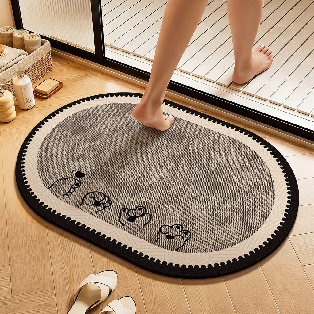 Cartoon Animal Non-Slip Bath Mat | Kelmera