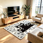 Cartoon Cat Area Rug | Kelmera