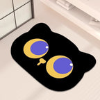Cartoon Cat Shape Plush Bath Mat | Kelmera