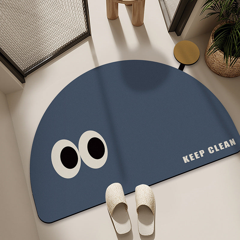 Cartoon Cat-Themed Bath Mat | Kelmera
