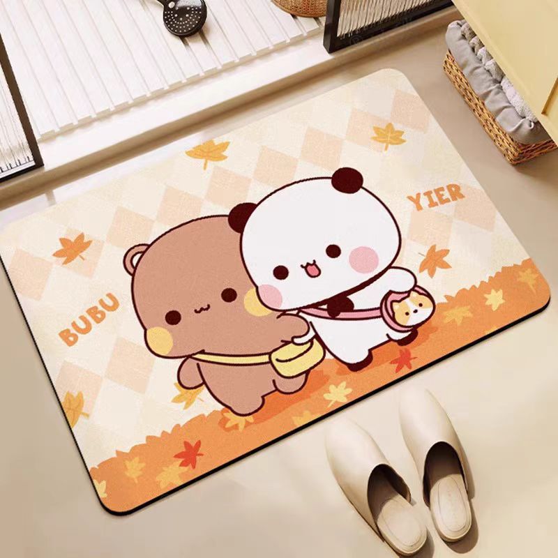 Cartoon Character Absorbent Floor Mat | Kelmera