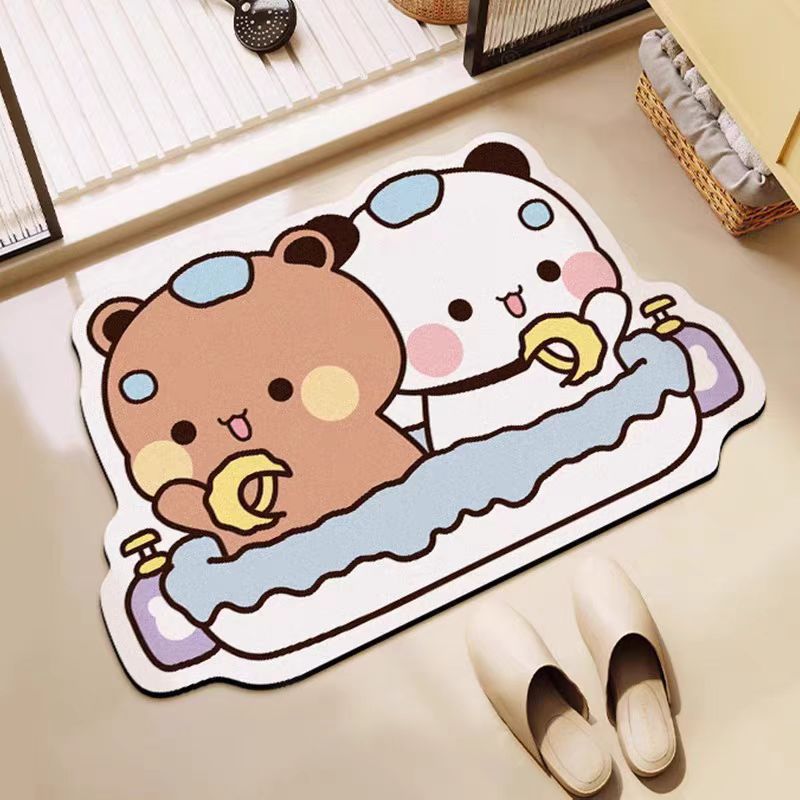 Cartoon Character Absorbent Floor Mat | Kelmera