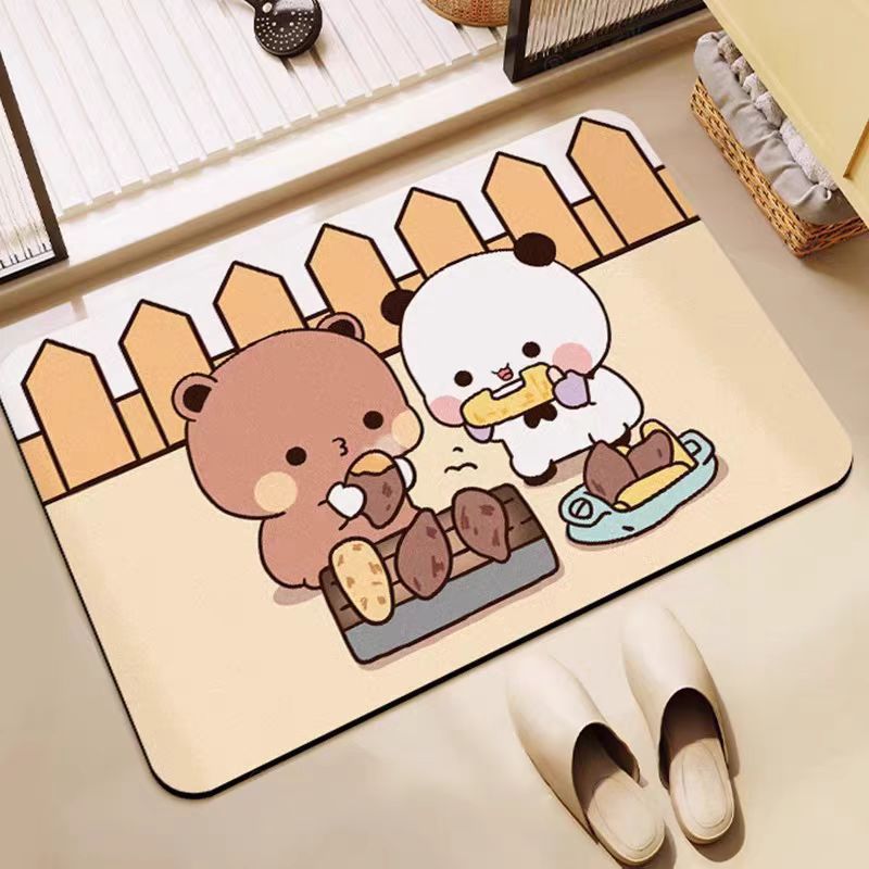 Cartoon Character Absorbent Floor Mat | Kelmera