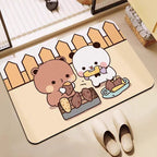 Cartoon Character Absorbent Floor Mat | Kelmera