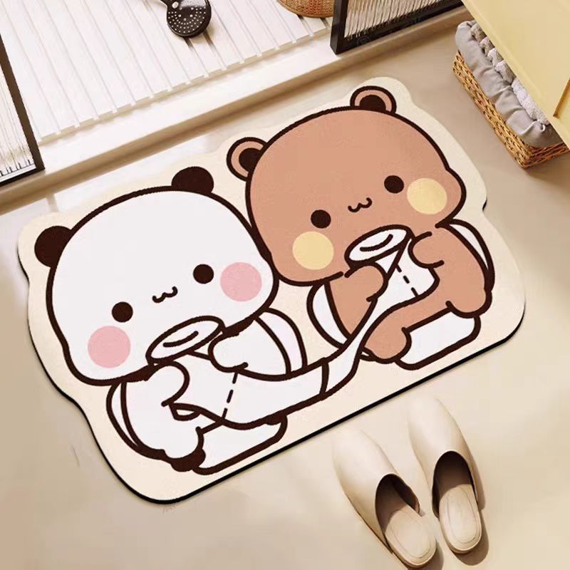 Cartoon Character Absorbent Floor Mat | Kelmera