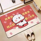 Cartoon Character Absorbent Floor Mat | Kelmera