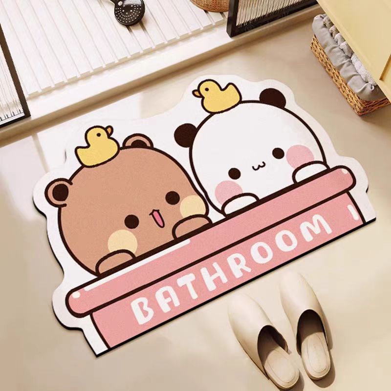 Cartoon Character Absorbent Floor Mat | Kelmera
