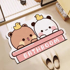 Cartoon Character Absorbent Floor Mat | Kelmera