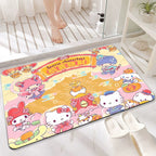Cartoon Character Memory Foam Bath Mat | Kelmera