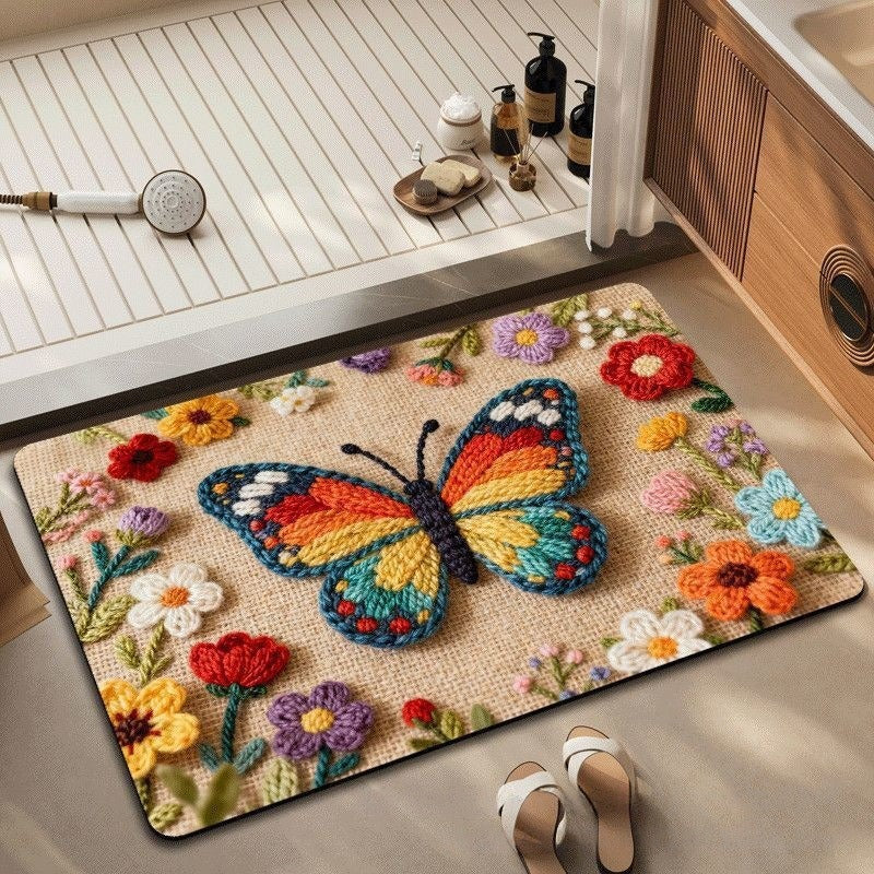 Cartoon Character Memory Foam Bath Mat | Kelmera