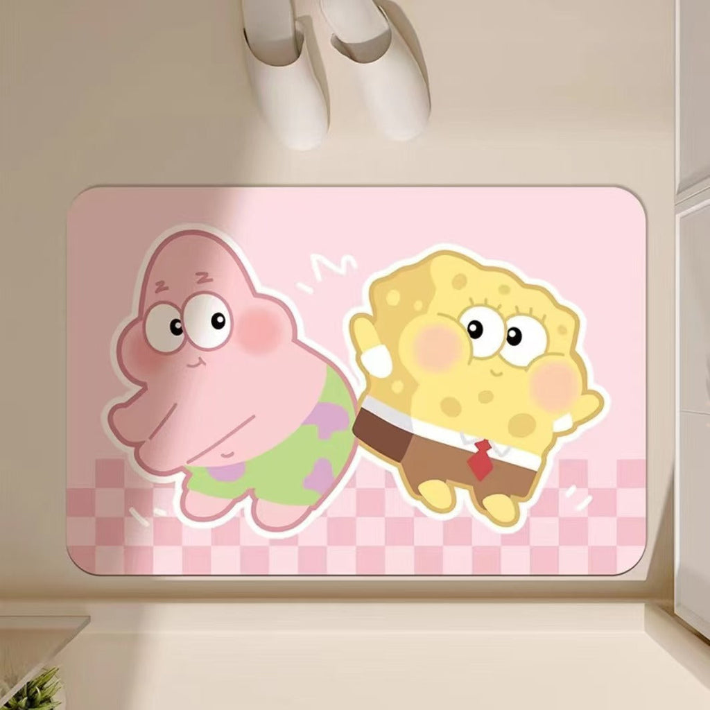 Cartoon Character Themed Bath Mat | Kelmera