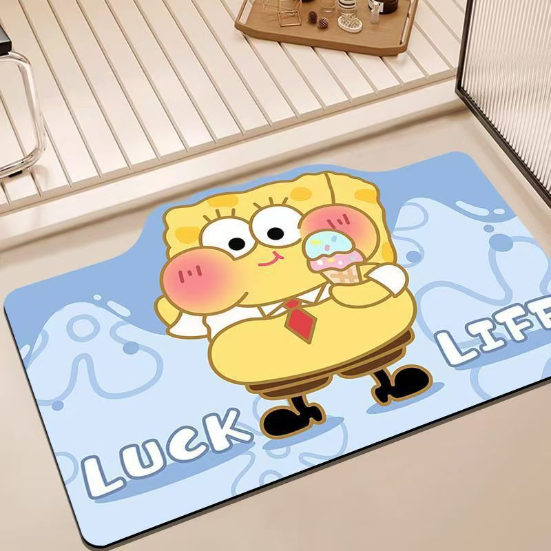 Cartoon Character Themed Bath Mat | Kelmera