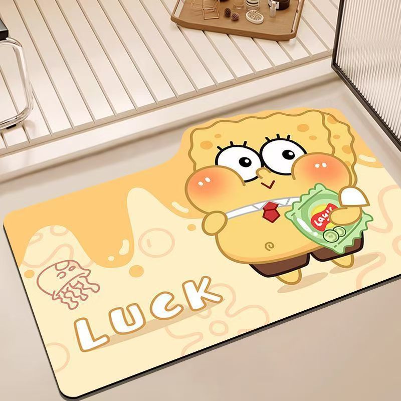 Cartoon Character Themed Bath Mat | Kelmera
