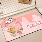 Cartoon Character Themed Bath Mat | Kelmera