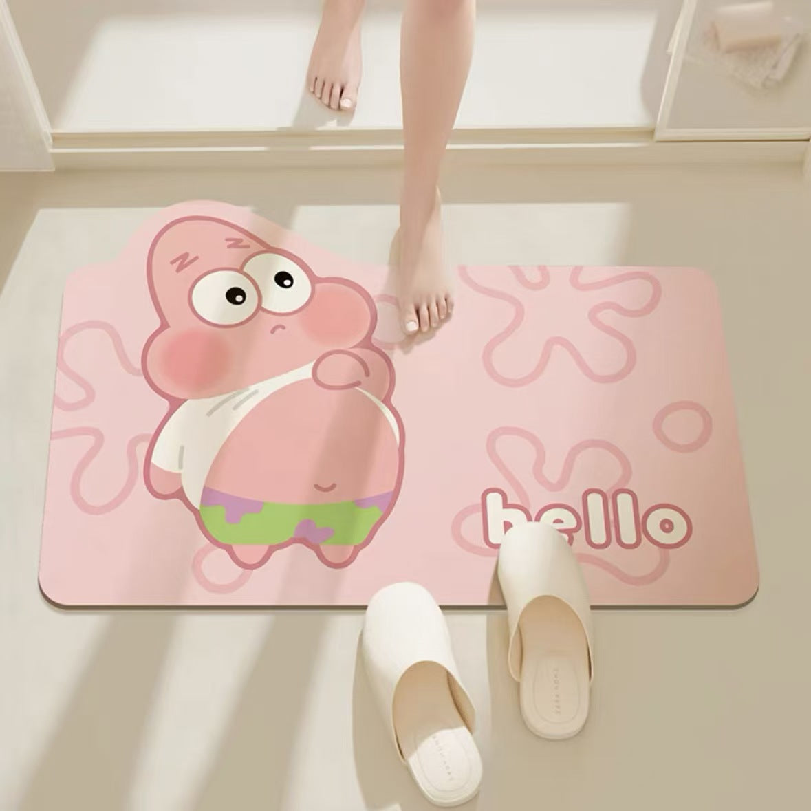 Cartoon Character Themed Bath Mat | Kelmera