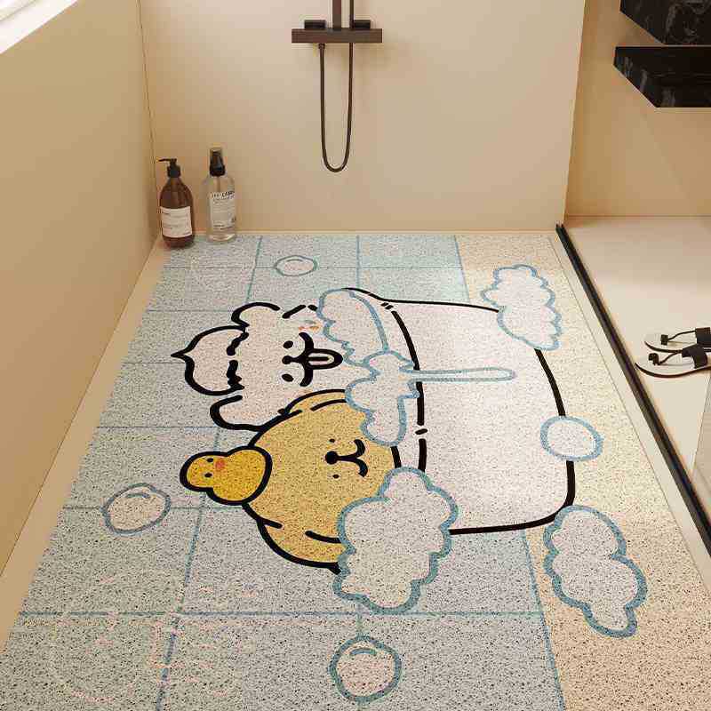Cartoon Character Themed Bath Mat Soft Textile Non Slip | Kelmera