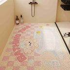 Cartoon Character Themed Bath Mat Soft Textile Non Slip | Kelmera