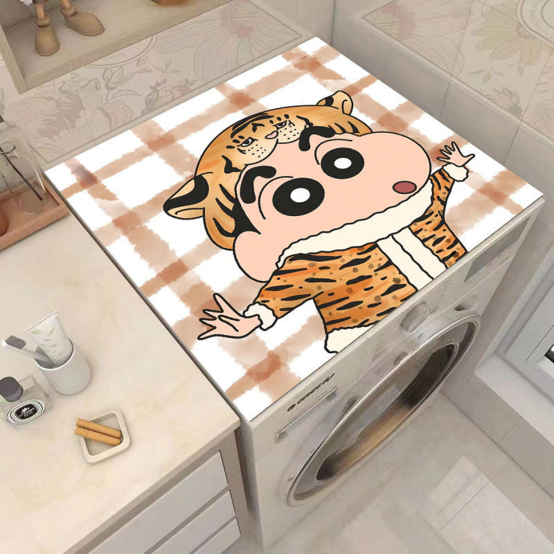 Cartoon Character-Themed Washing Machine Mat | Kelmera