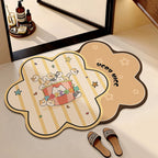 Cartoon Cookie-Themed Decorative Bath Mat | Kelmera