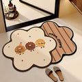 Cartoon Cookie-Themed Decorative Bath Mat | Kelmera