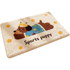 Cartoon Dog-Themed Bath Rug | Kelmera