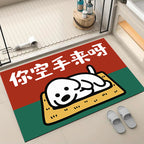 Cartoon Dog-Themed Welcome Mat | Kelmera