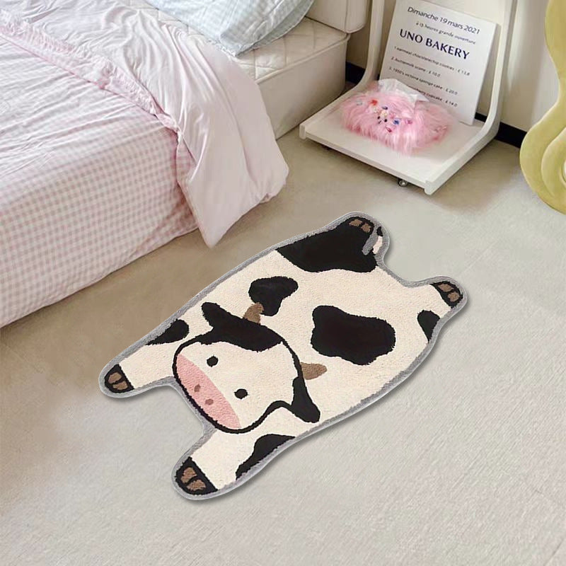 Cartoon Duck Shaped Plush Bath Mat | Kelmera