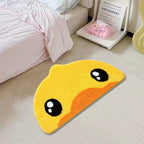 Cartoon Duck Shaped Plush Bath Mat | Kelmera