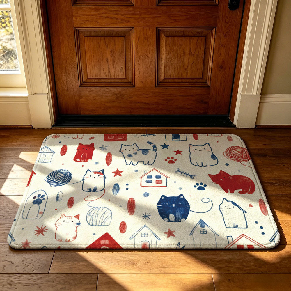 Cartoon-Themed Area Mat | Kelmera