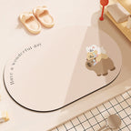 Cartoon-Themed Bathroom Mat | Kelmera
