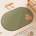 Cartoon-Themed Bathroom Mat | Kelmera