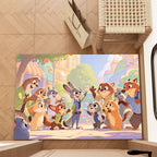 Cartoon-Themed Decorative Area Mat | Kelmera