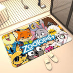 Cartoon-Themed Decorative Area Mat | Kelmera