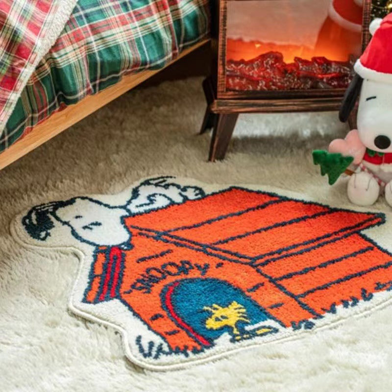 Cartoon-Themed Plush Area Rug | Kelmera
