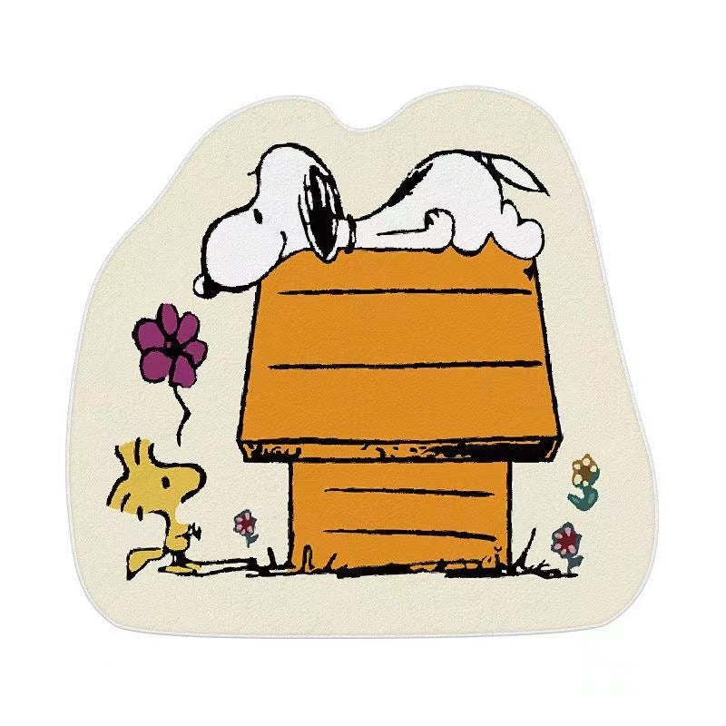 Cartoon-Themed Plush Area Rug | Kelmera
