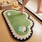 Cartoon-Themed Plush Bath Mat | Kelmera
