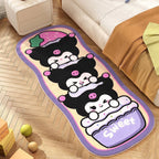 Cartoon-Themed Rectangular Bath Mat | Kelmera