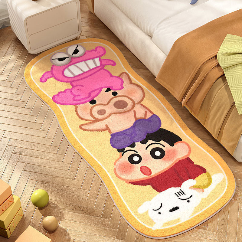 Cartoon-Themed Rectangular Bath Mat | Kelmera