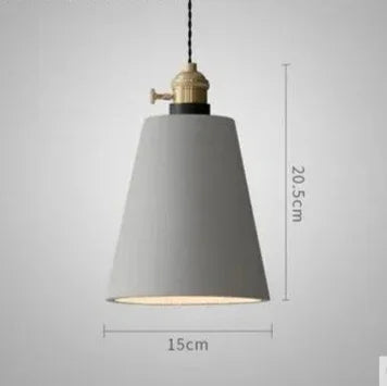 Leifa Cement Pendant Light-Kelmera