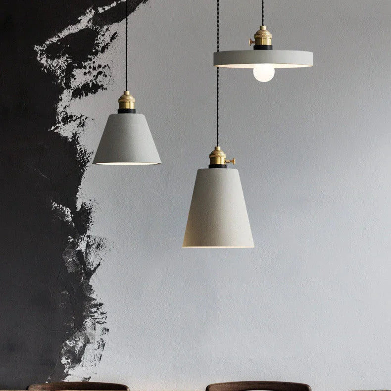 Leifa Cement Pendant Light-Kelmera