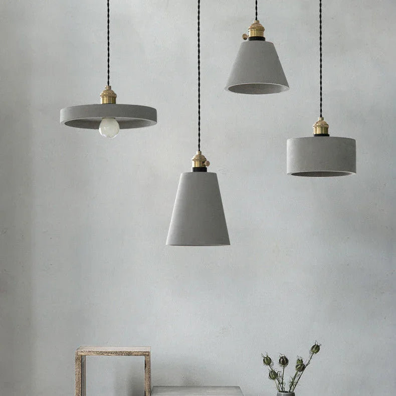 Leifa Cement Pendant Light-Kelmera
