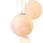 Cascading Glass Globe Pendant Lamp with Wooden Ceiling | Kelmera