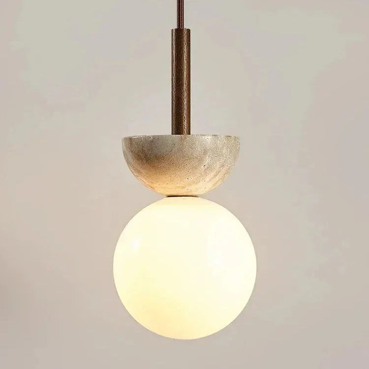 Cascais Travertine Pendant Lamp