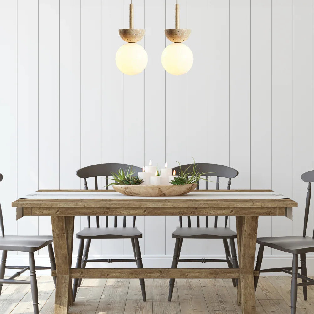 Cascais Travertine Pendant Lamp