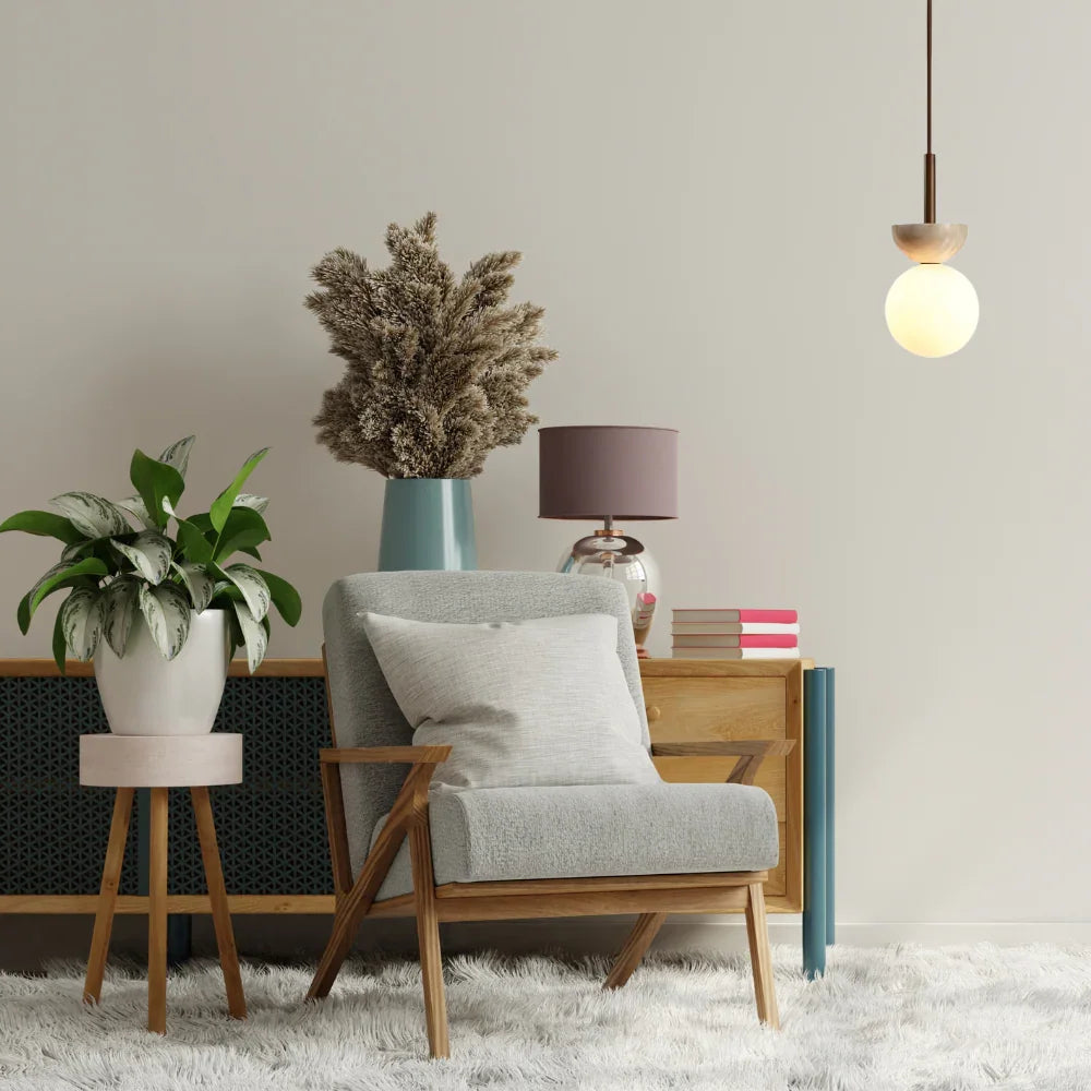 Cascais Travertine Pendant Lamp