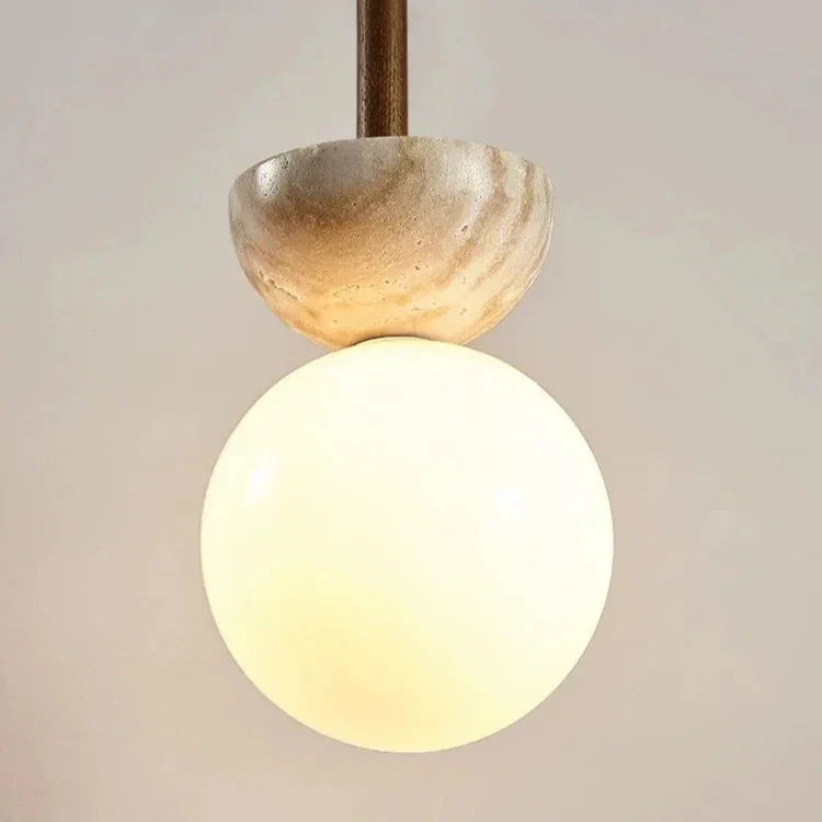 Cascais Travertine Pendant Lamp